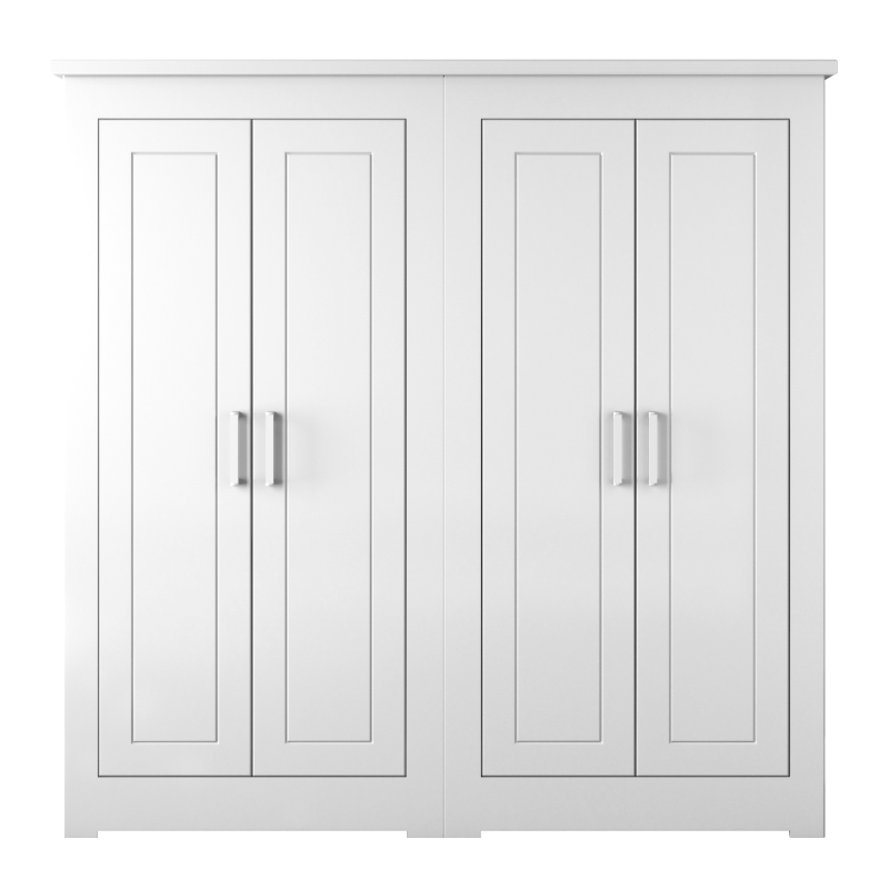 Kensington 4 Door Wide All Hanging Wardrobe